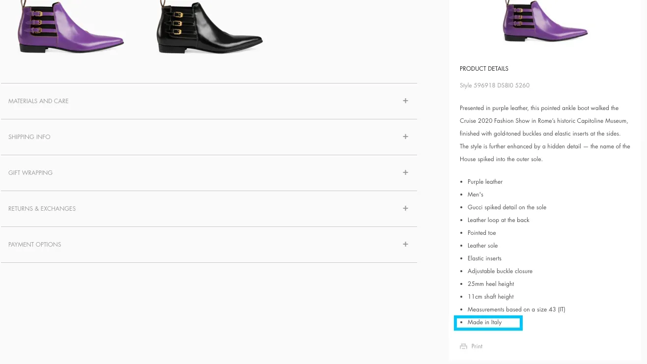 22 country of origin effect gucci marketing 