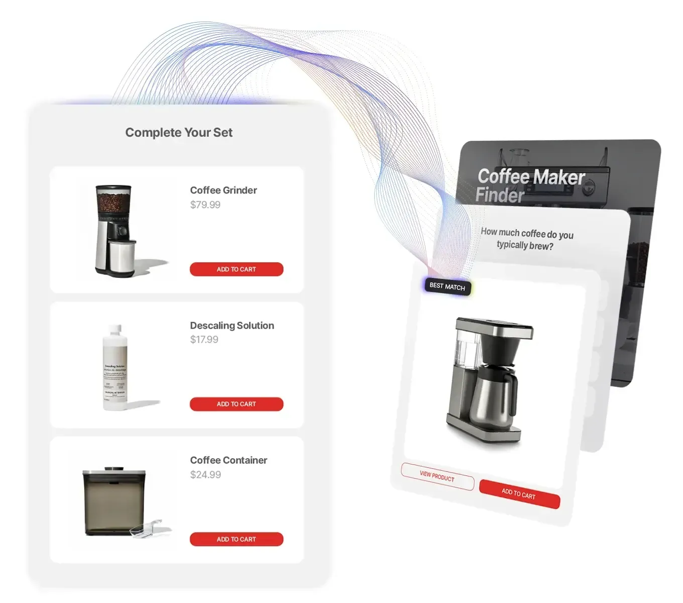 From product finder to recommender