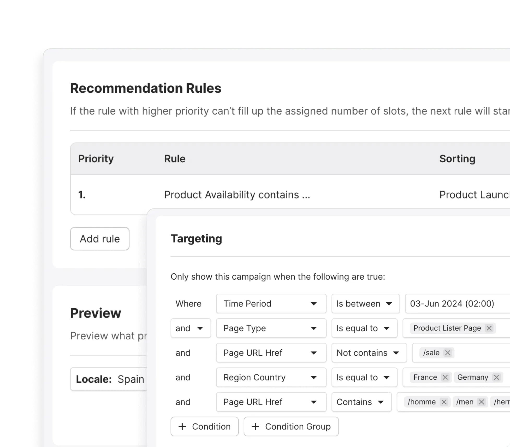 Guided selling