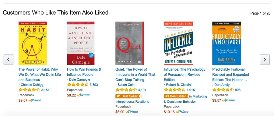 amazon social proof marketing product recommendations