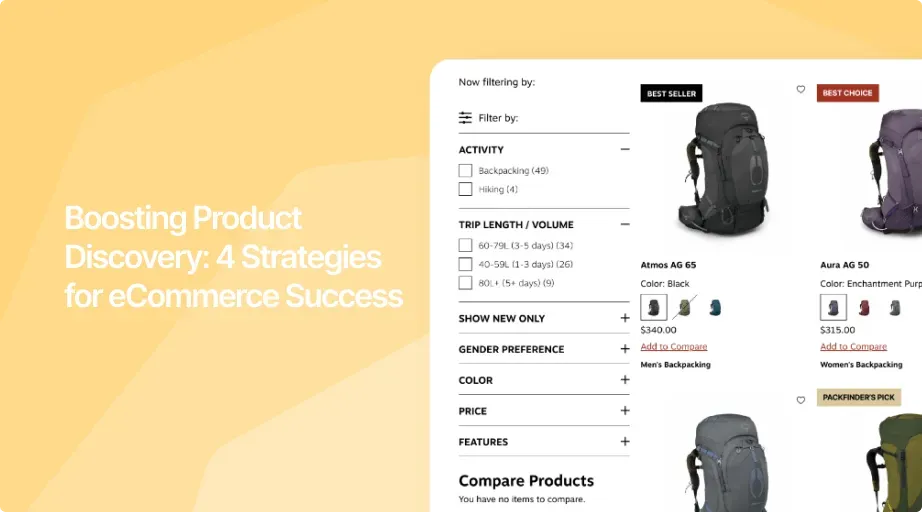 Boosting Product Discovery: 4 Strategies for ecommerce Success