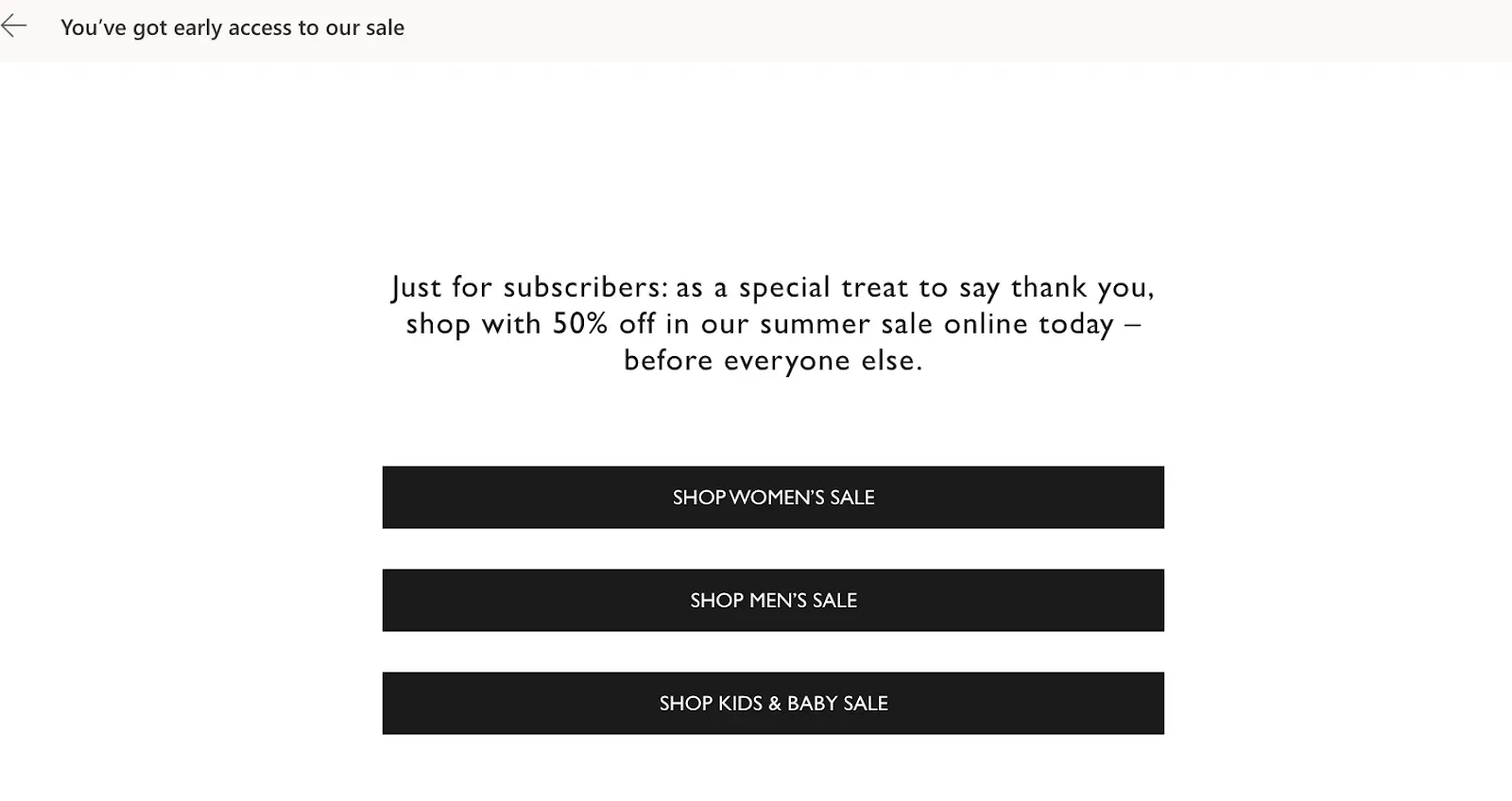 product discovery ecommerce checkout