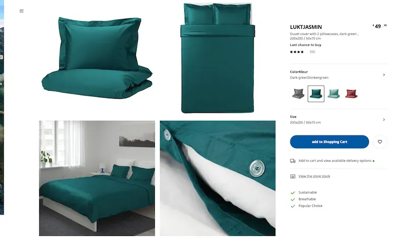 IKEA USPs product badging