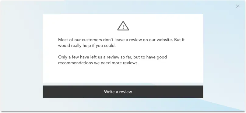 negative social proof marketing examples