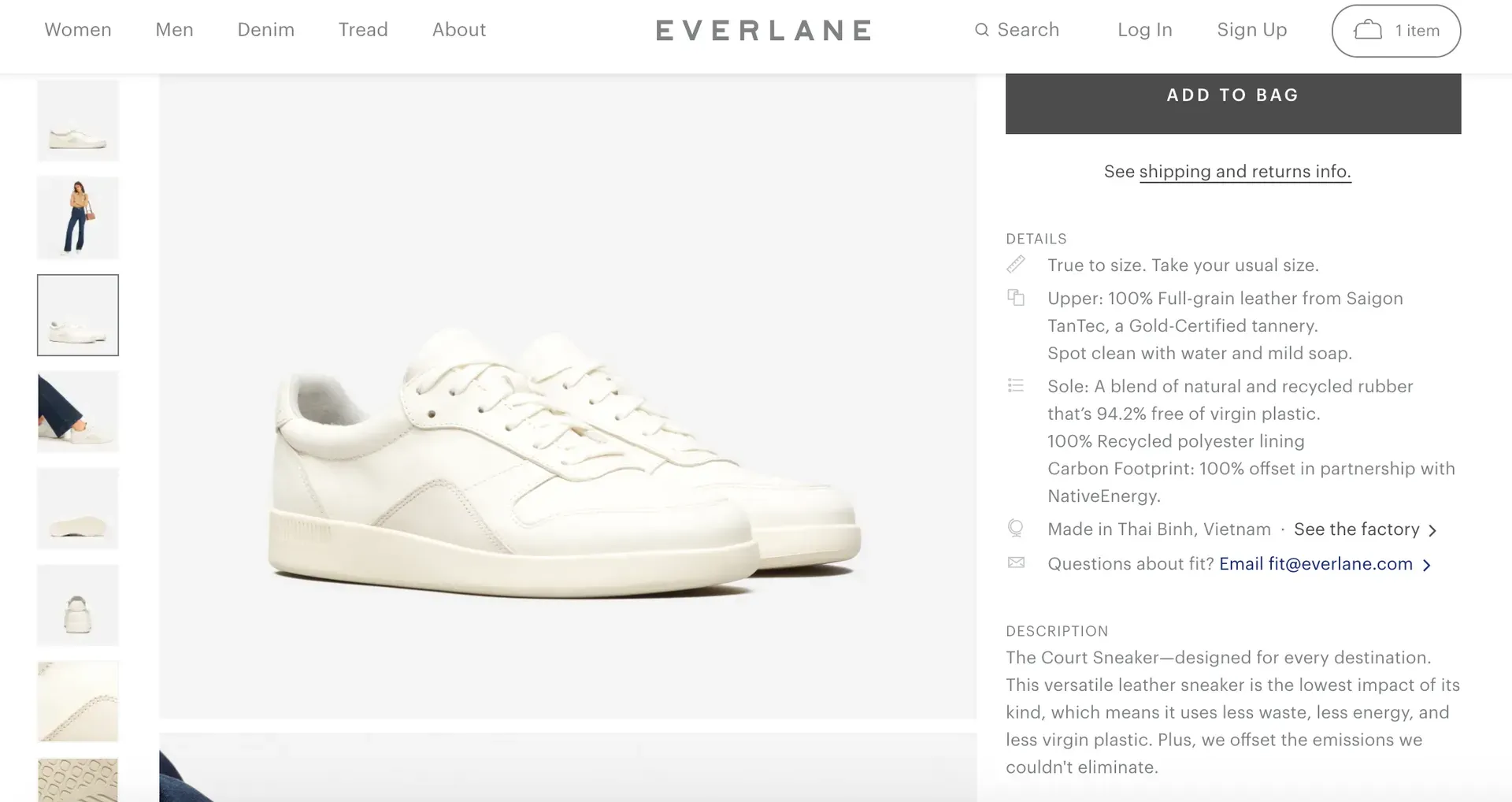 product attributes and benefits everlane