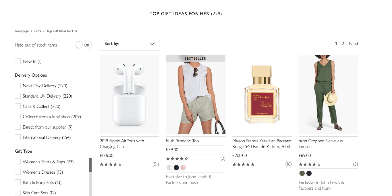social proof marketing examples for gifts